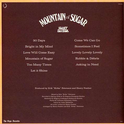 Heavy Feather - Mountain Of Sugar White Vinyl Edition