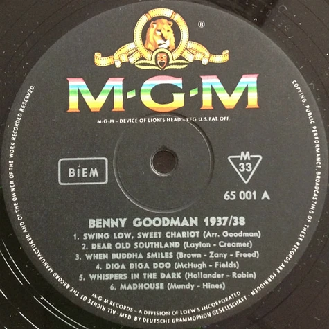 Benny Goodman - Performance Recordings 1937-1938. Vol. 1
