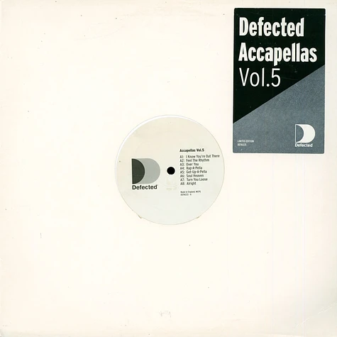 V.A. - Defected Accapellas Vol.5