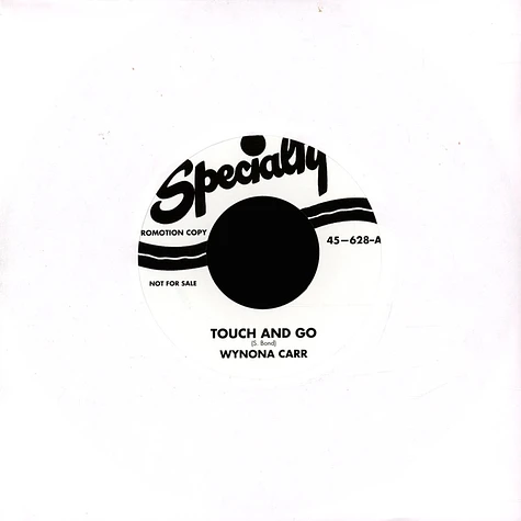 Wynona Carr - Ding Dong Daddy / Touch And Go