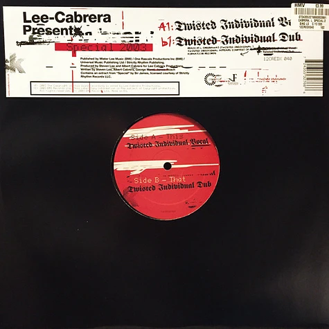 Lee-Cabrera - Special 2003 (Twisted Individual Remixes)