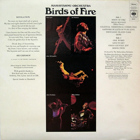 Mahavishnu Orchestra - Birds Of Fire