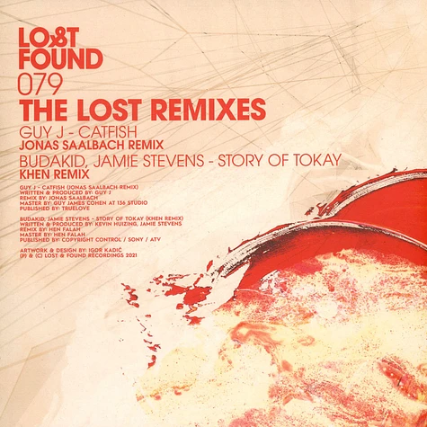 Guy J, Budakid & Jamie Stevens - The Lost Remixes
