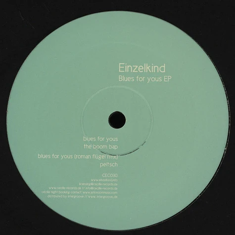 Einzelkind - Blues For Yous EP