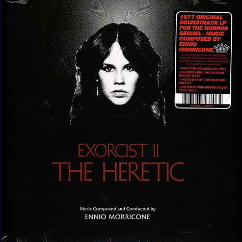 Ennio Morricone - OST Exorcist II: The Heretic Orange/Black Marbled Vinyl Edition