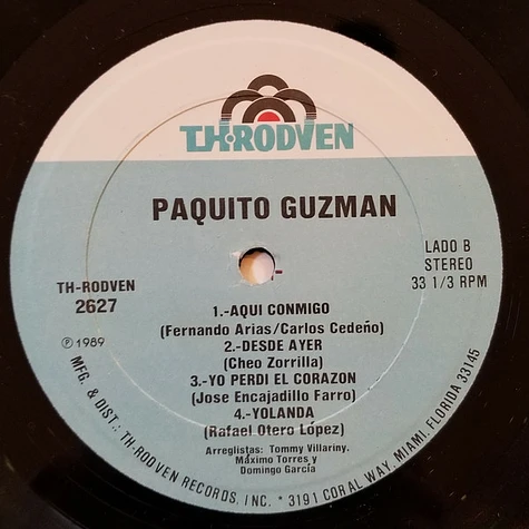 Paquito Guzman - Aqui Conmigo