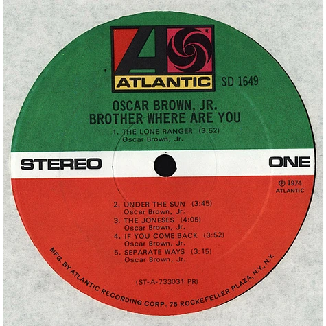 Oscar Brown Jr. - Brother Where Are You