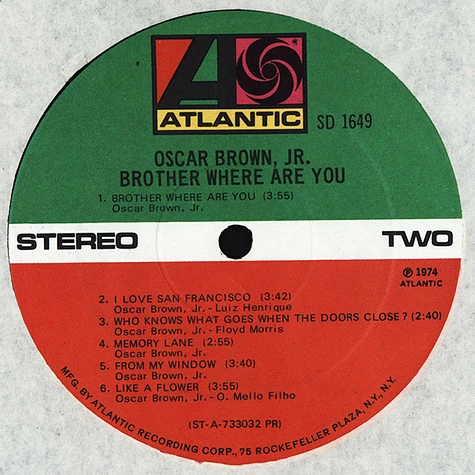 Oscar Brown Jr. - Brother Where Are You