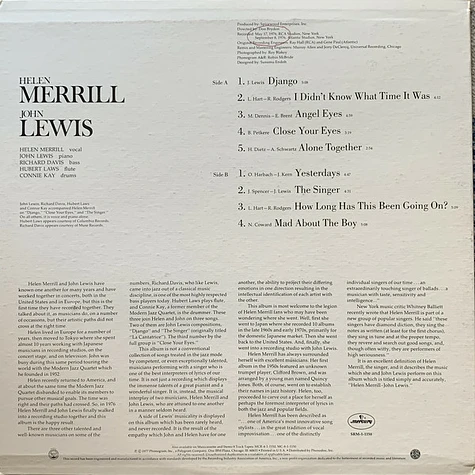 John Lewis , Helen Merrill - John Lewis / Helen Merrill