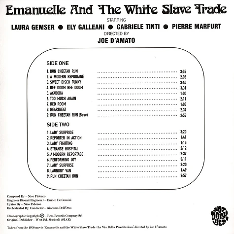 Nico Fidenco - OST Emanuelle And The White Slave Trade Orange Vinyl Edition