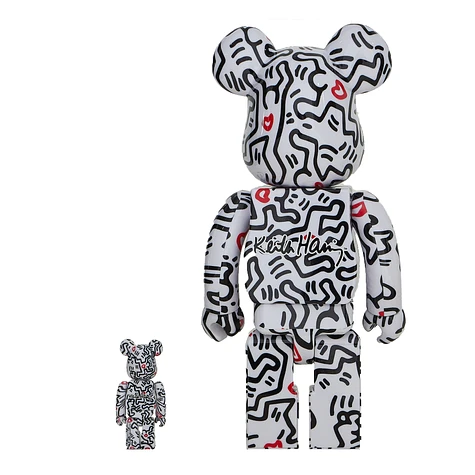 Medicom Toy - 100% + 400% KEITH HARING #8 Be@rbrick Toy