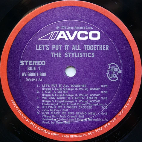 The Stylistics - Let's Put It All Together