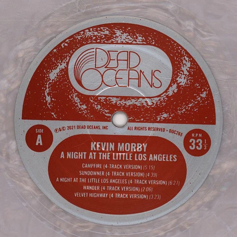 Kevin Morby - A Night At The Little Los Angeles Silver Metallic Vinyl Edition