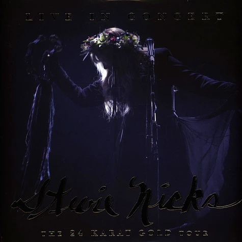 Stevie Nicks - Live In Concert The 24 Karat Gold Tour Blue & White Splatter Vinyl - Limited Edition