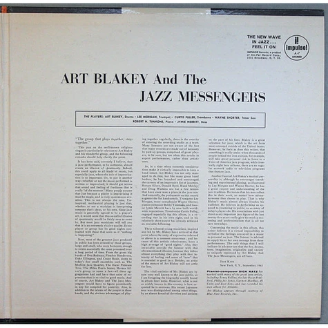 Art Blakey & The Jazz Messengers - Art Blakey & The Jazz Messengers