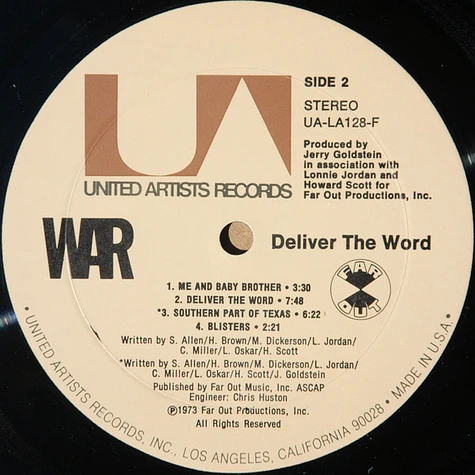 War - Deliver The Word