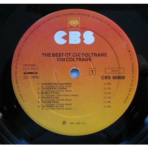 Chi Coltrane - The Best Of Chi Coltrane