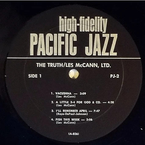 Les McCann Ltd. - Les McCann Ltd. Plays The Truth