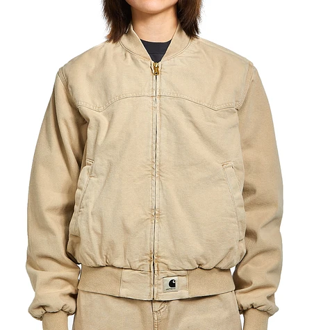 Carhartt WIP - W' Santa Fe Bomber "Hudson" Stretch Canvas, 9.6 oz