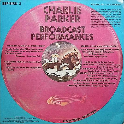 Charlie Parker - Broadcast Performances Vol. 2