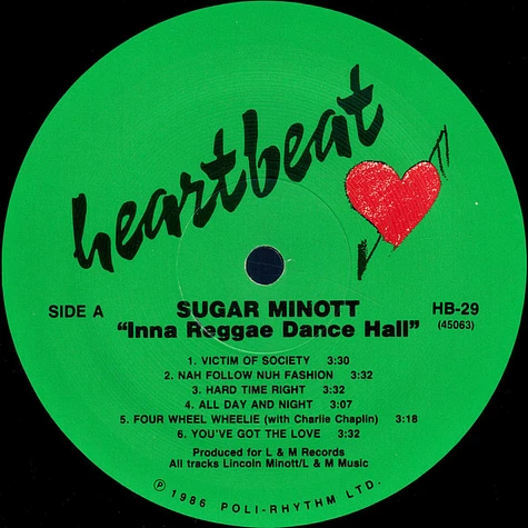 Sugar Minott - Inna Reggae Dance Hall