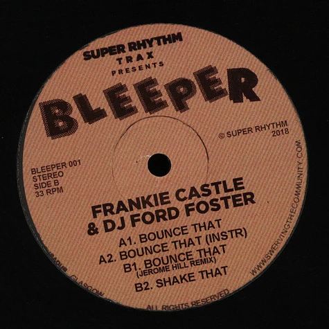 Frankie Castle & DJ Ford Foster - Bounce That