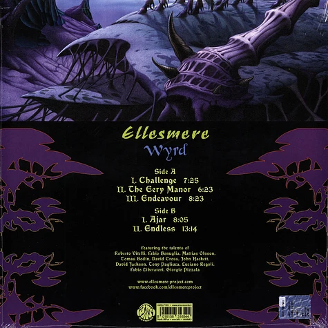 Ellesmere - Wyrd Clear Blue Vinyl Edition