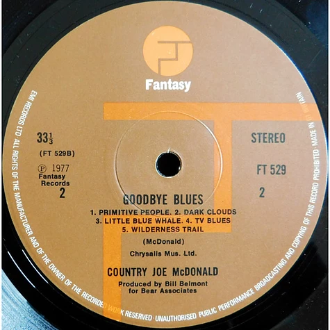 Country Joe McDonald - Goodbye Blues