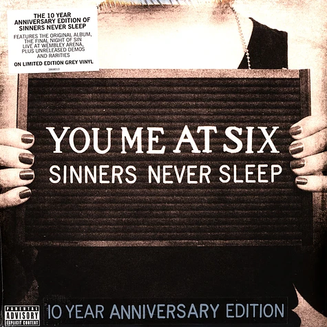 You Me At Six - Sinners Never Sleep Limited Colored Vinyl Edition