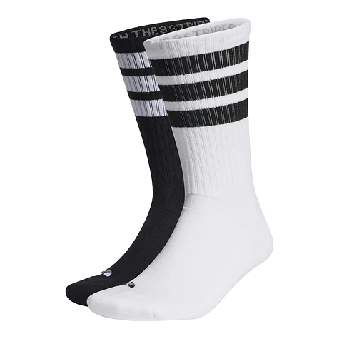 adidas - 3 Stripes Crew Sock (Pack of 2)