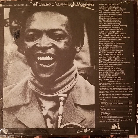 Hugh Masekela - The Promise Of A Future