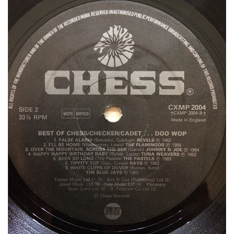 V.A. - The Best Of Chess Checker Cadet - Doo-Wop