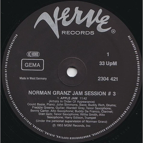 V.A. - Norman Granz' Jam Session #3