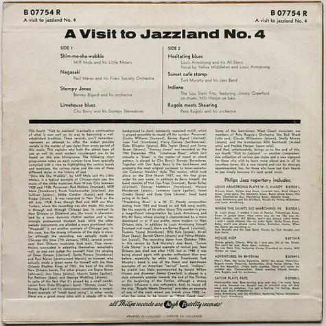 V.A. - A Visit To Jazzland No. 4