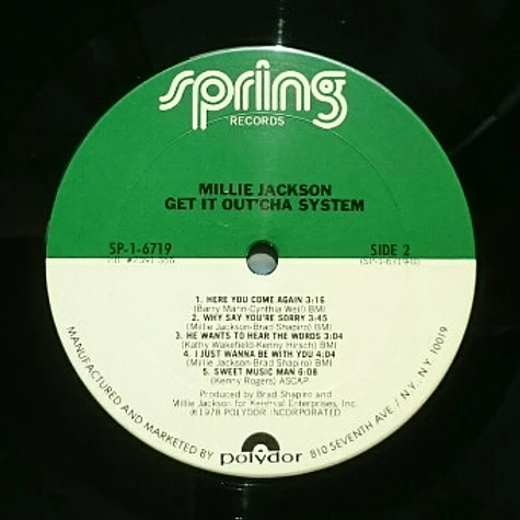 Millie Jackson - Get It Out'cha System