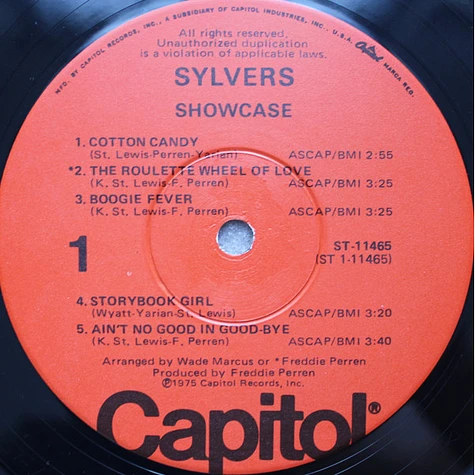 The Sylvers - Showcase