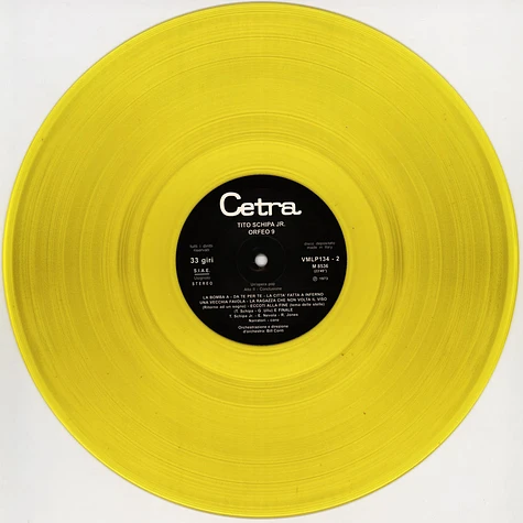 Tito Schipa Jr. - OST Orfeo 9 Yellow Vinyl Edition