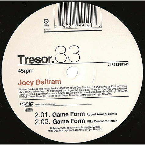 Joey Beltram - Game Form