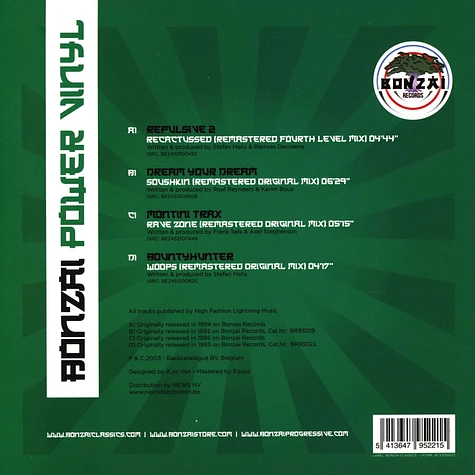 V.A. - Bonzai Power Vinyl 2 Green Vinyl Edition