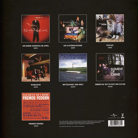 Element Of Crime - Vinyl Box 1994-2010 Limitierte Fanbox