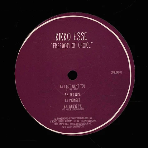 Kikko Esse - Freedom Of Choice