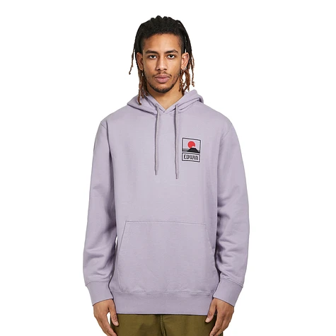 Edwin - Sunset On Mt Fuji Hoodie Sweat (Lavender Gray) | HHV