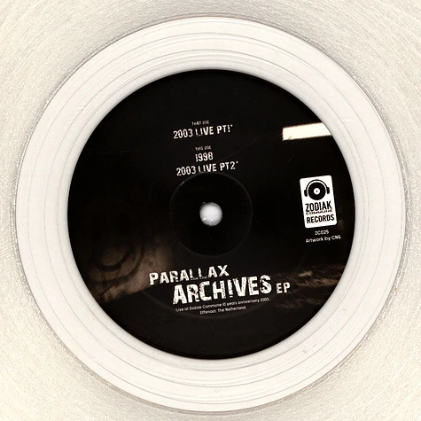 Parallax - Archives Ep Clear Vinyl Edition