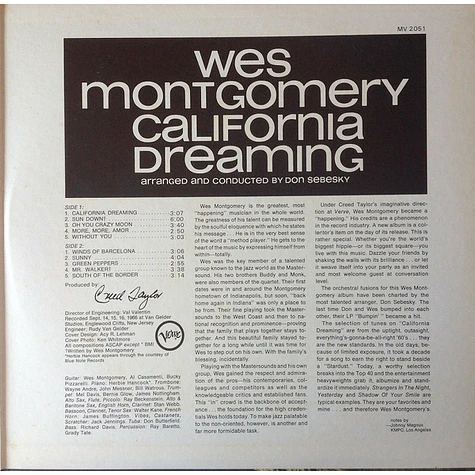Wes Montgomery - California Dreaming