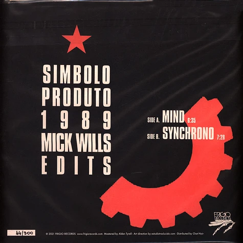 Simbolo - Ecdisis Volume 4 Mick Wills Edits Red Transparent Vinyl Edition