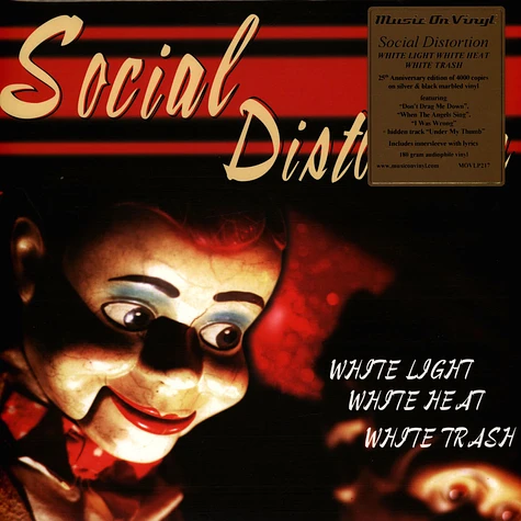 Social Distortion - White Light, White Heat, White Trash Silver & Black Marbled Vinyl Edition