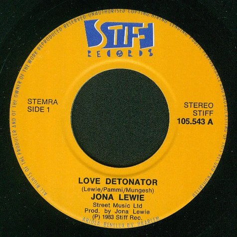 Jona Lewie - Love Detonator