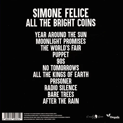Simone Felice - All The Bright Coins Colored Vinyl Edition
