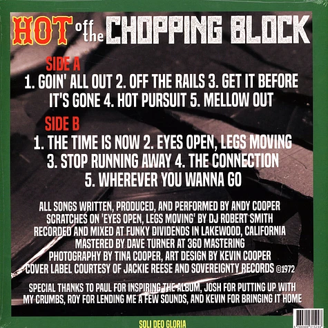 Andy Cooper - Hot Off The Chopping Block
