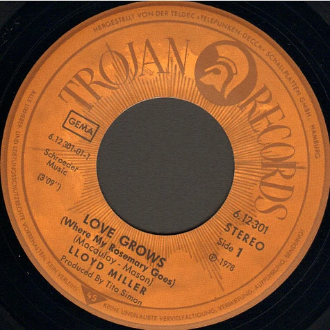 Lloyd Miller - Love Grows